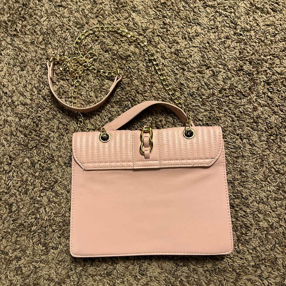 Pink Chain Strap Clutch by Badgley Mishcka - Picture 6 of 6